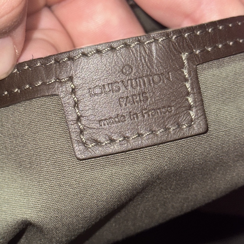 Louis Vuitton khaki mini Lin montsouris GM backpack travel school bag - Picture 14 of 16